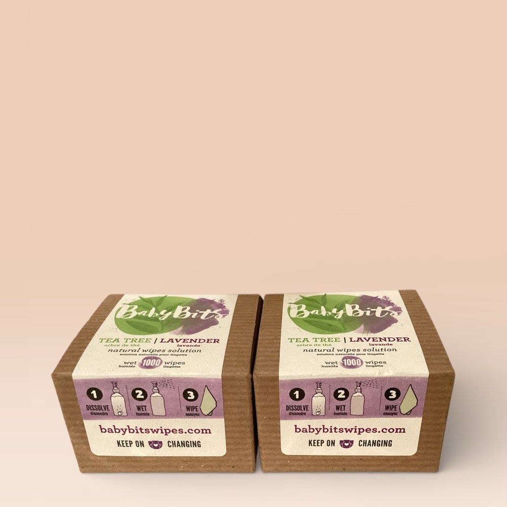 2 Boxes of Baby Bits™ Dissolvable Cubes – Wipe Solution Concentrate - Picture 2 of 4